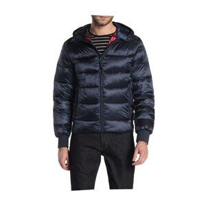 Slate &‎ Stone Hooded Navy Down Jacket Size L